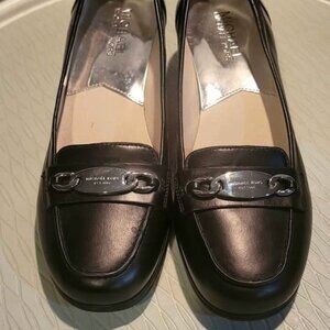 Michael Kors MK Slip On Loafer Women's Leather Shoes